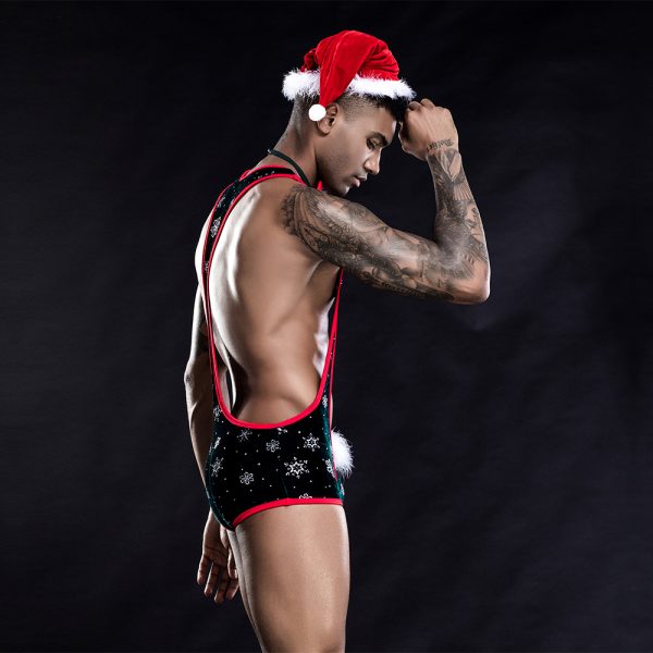 Christmas Boy Black Costume - Image 6