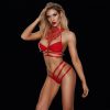 Sensual Red Bikini Lingerie