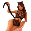 Elegant Feline Sheer Bodice - Image 5