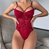 Camisole Solid Color Patchwork Lingerie Set - Image 15